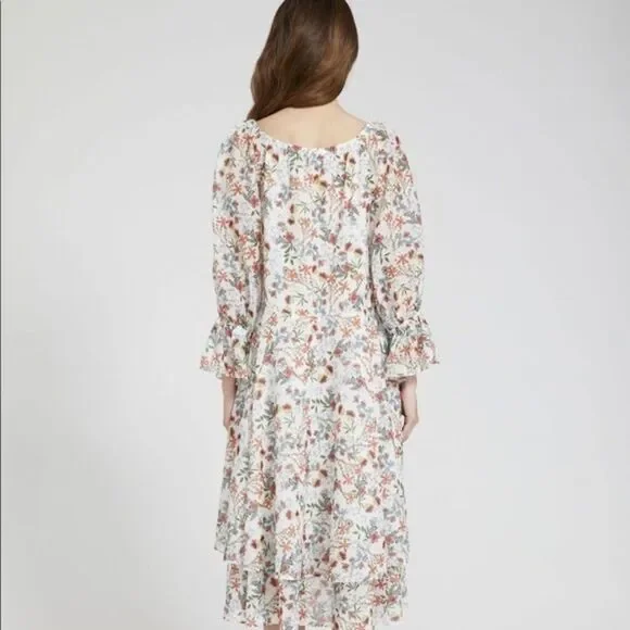 Alice + Olivia Miora High Low Midi Dress Size 2 - Picture 6 of 7